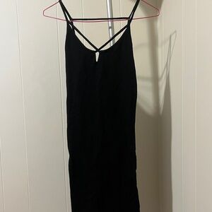Zenana black strappy dress small